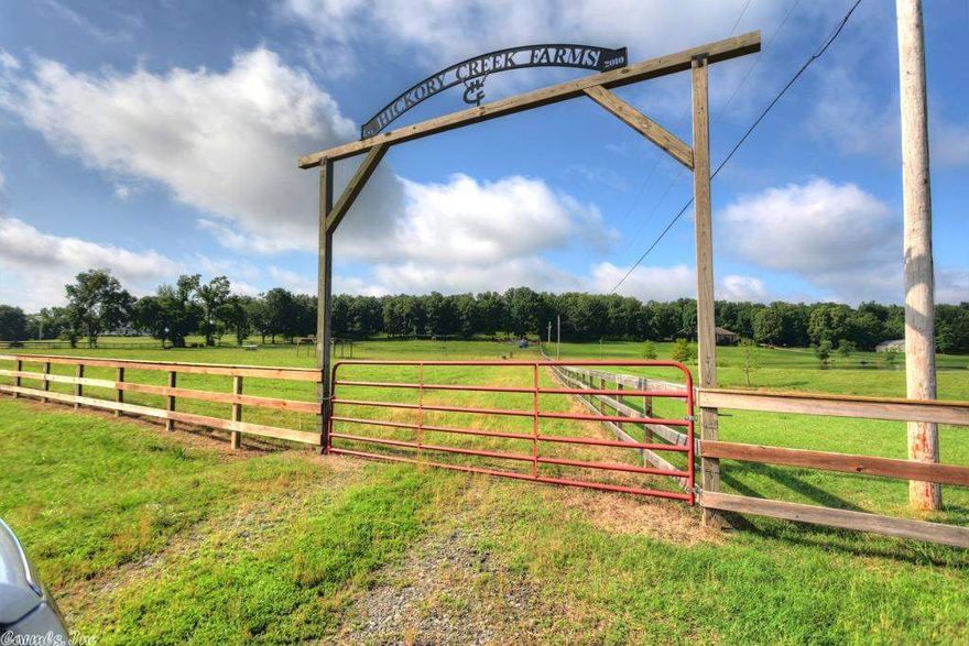 Gorgeous land to build your dream home on in great area...not far from town.  Lot is actually on Lynnwood Acres Road.  Fenced and cross fenced.  Utilities available at road.  No mobil homes.  The Only items to convey with land are: 1.   wooden shade structure 2.   wooden fence and two gates attached to the perimeter of the fence (cross fence gates do not convey). Note: Ornamental arch that reads "Hickory Creek Farms" will be removed and retained by the seller.