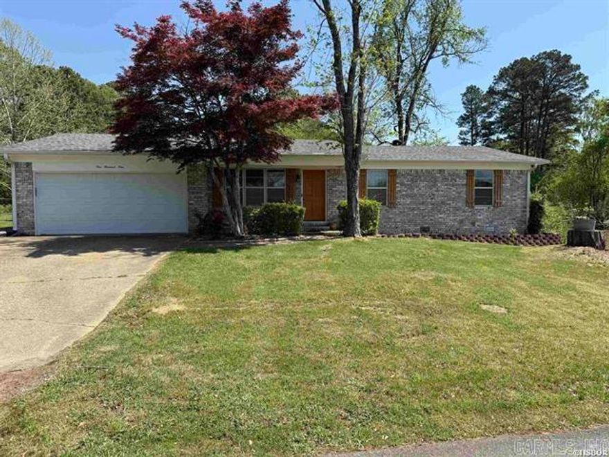 All brick home in sweet subdivision. Kitchen with bar overlooking den with a fireplace along with a formal living area. Lovely fully fenced, level yard with covered patio. Inside you will find new tile flooring, a new water heater and new heater/fan in master bath. A new water main from meter to house. Refrigerator and washer/dryer convey. Move in ready! $3,000.00 flooring credit with accepted offer!