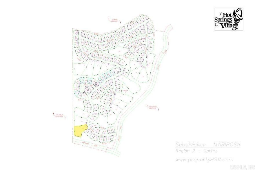 Nice, 1.3 acres wooded lot on the west side of Hot Springs Village. Close to shopping, restaurants, and medical facilities. Bring your house plans & builder, and build your dream home in the gated, golf community of Hot Springs Village. There is a one-time buy-in fee of $300.00 for an unimproved lot for new members, which is collected at closing.