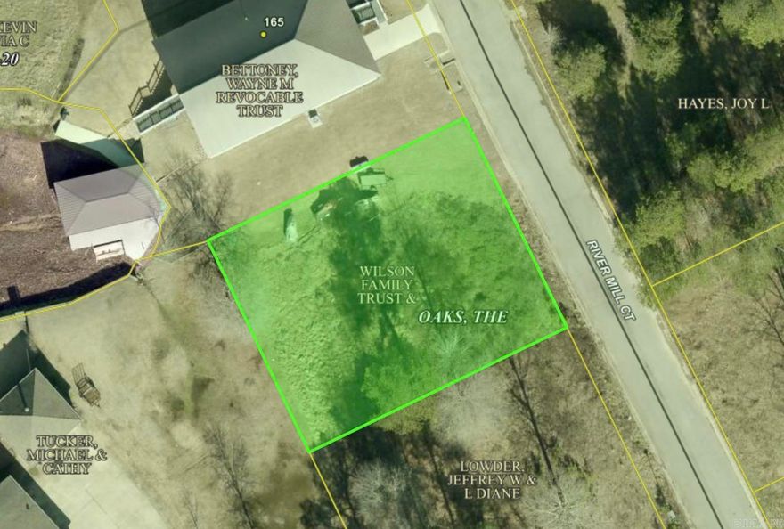 Level Lake View lot.  Water and sewer at road.