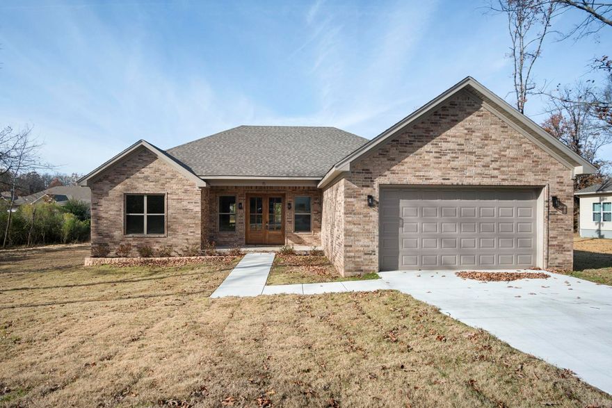 OPEN HOUSE SUNDAY 2-4 PM  -  Click on VIRTUAL TOUR above!  Beautiful New Construction in Sherwood, 1,774 Sq Ft all electric home. Great Room with 10' Ceilings, Fireplace, Prefab with Electric logs, Waterproof laminate wood floors, 50-gallon Hot Water Heater. Whirlpool Appliances, Stainless Steel Dishwasher, Microwave, Delta Fixtures. Granite in Kitchen and Baths. Master Bath has separate Shower and Tub. Master bedroom has Large His and Hers Walk-in Closet. Large lot .31 Acres. Oversize Two Car Garage with Storage Room. Attic has a floored area for storage. Covered Back Porch! One Year Builders Warranty.