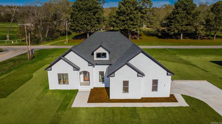 Beautiful new construction quality-built home on a large lot.  Taxes are lot only