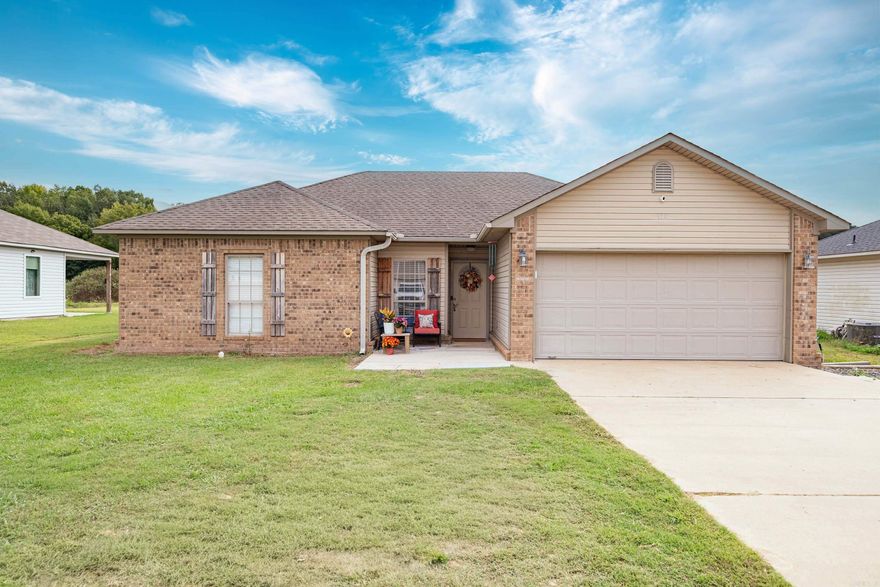 Zero Down Payment for USDA Rural Development Buyers!  This thoughtfully laid makes efficient use of spac, and features beautiful lvp flooring, ceramic tile, split floor plan, 2023 HVAC, and 2025 Dishwasher - all on a spacious, level lot.  This home has been pre-inspected, so you can buy with confidence! (Agents see remarks)