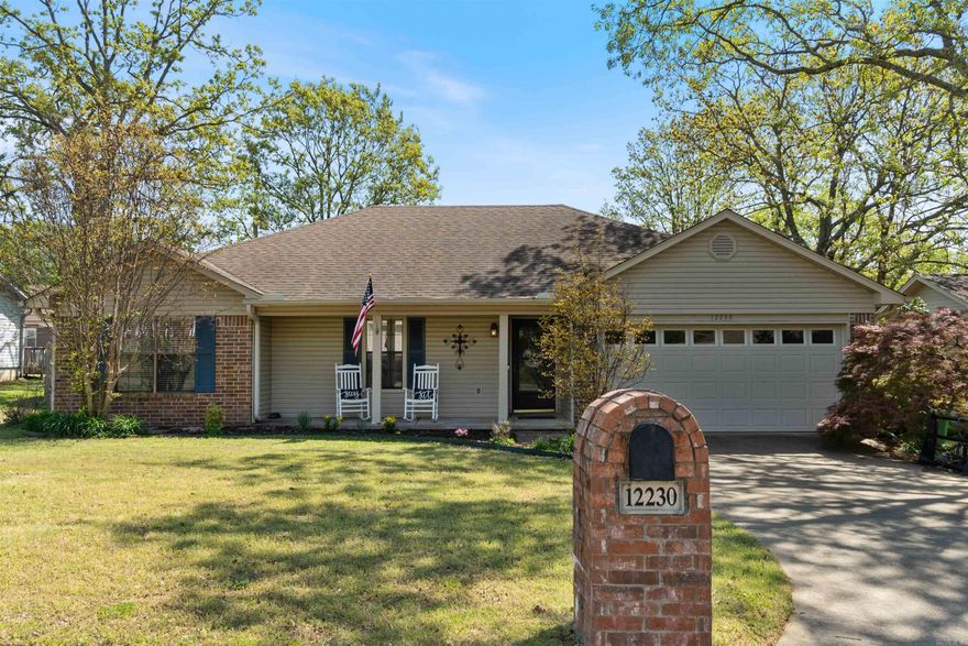 This beautiful well-maintained home sits on a level lot with very little traffic in Sherwood.  Home features vaulted ceilings and gas logs fireplace, large eat-in kitchen, granite counters. Primary bedroom has trey ceiling and walk-in closet.  Exterior features low maintenance vinyl siding, sprinkler system, lovely fenced backyard and covered deck, perfect for entertaining!