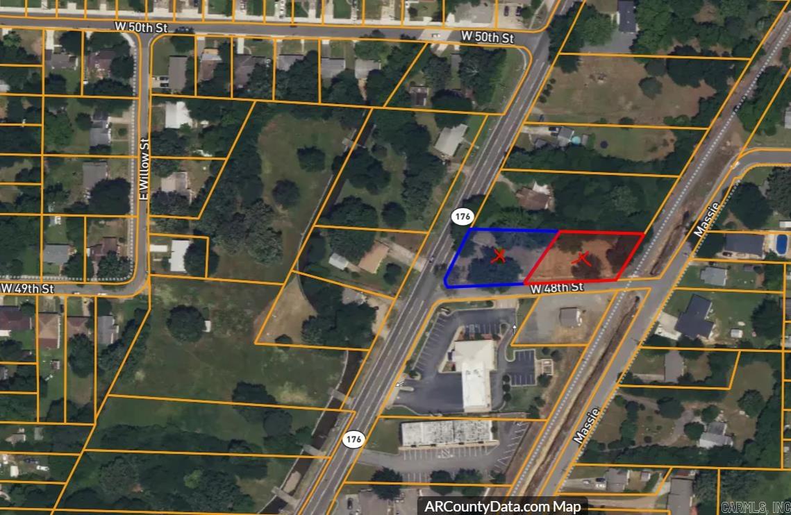 Amazing Opportunity for Development . (2 lots)...with both lots at approx: .61 of an acre.. The lots are located on the corner of Camp Robinson and 48th Street.. right next to ARVEST BANK...