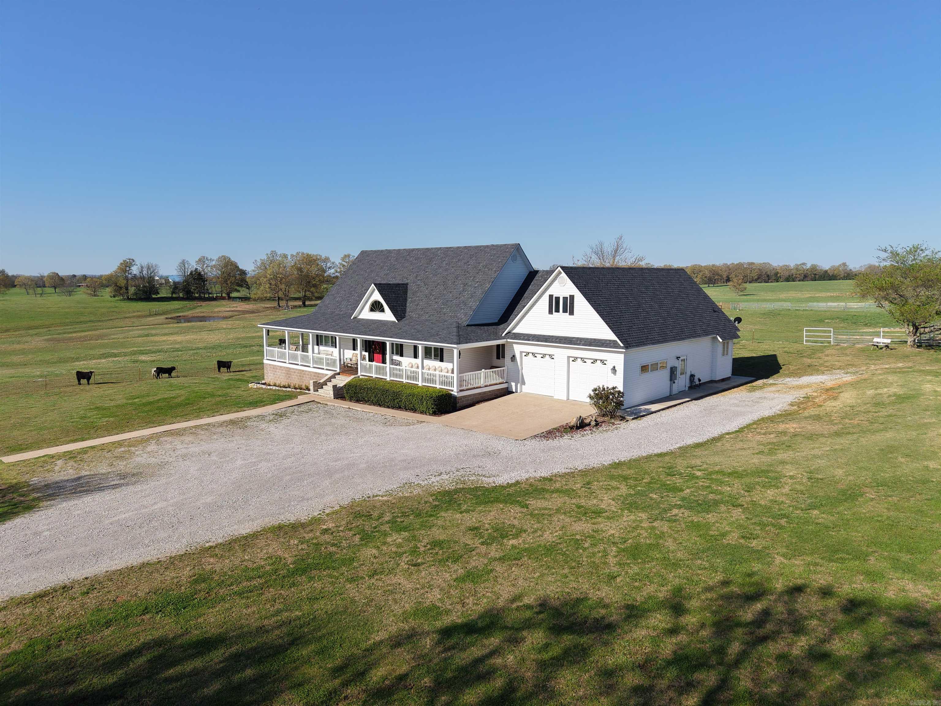 75 Acre Livestock Farm with Custom Home in Prime Location This stunning 75-acre property is nestled in a prime location near Cooper’s Hawk Golf Course and Country Club, as well as the local schools. The centerpiece of the estate is a spacious 3,716 sq. ft. custom home featuring 4 bedrooms, 3 full baths, and 2 half baths. The main level contains 3 bedrooms, while the upper level offers a private bedroom and full bath. The fully finished basement houses a safe room that doubles as a storm shelter and gun safe. Ideal for horse enthusiasts, cattle ranchers, or anyone seeking a peaceful countryside retreat, the property offers prime equestrian facilities. That includes a 60x40 4-stall horse barn, hay barn, a tack room, a large riding arena, an automatic watering system, three cross-fenced pastures, and 2 ponds. Listed for $999,900, this property combines rural charm with convenient access to modern amenities. Whether you’re looking to create the perfect equestrian estate or simply enjoy the tranquility of farm life, this property offers everything you need. Contact us today to learn more.