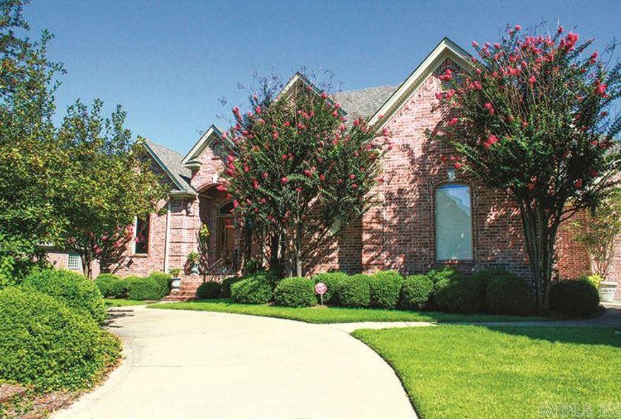 Many updates in this beautiful home in the LaMarche neighborhood of Chenal Valley. New slab granite in master bath plus fresh paint in many areas.  Custom built & meticulously maintained by the current owners. Nice curb appeal, circle drive. Main level Master Suite & Guest Suite with full bath. Whole house generator, hot tub, deck, & patio. Maintenance free exterior! Awesome neighborhood! Wonderful flexible floor plan! Storm shelter and much more!