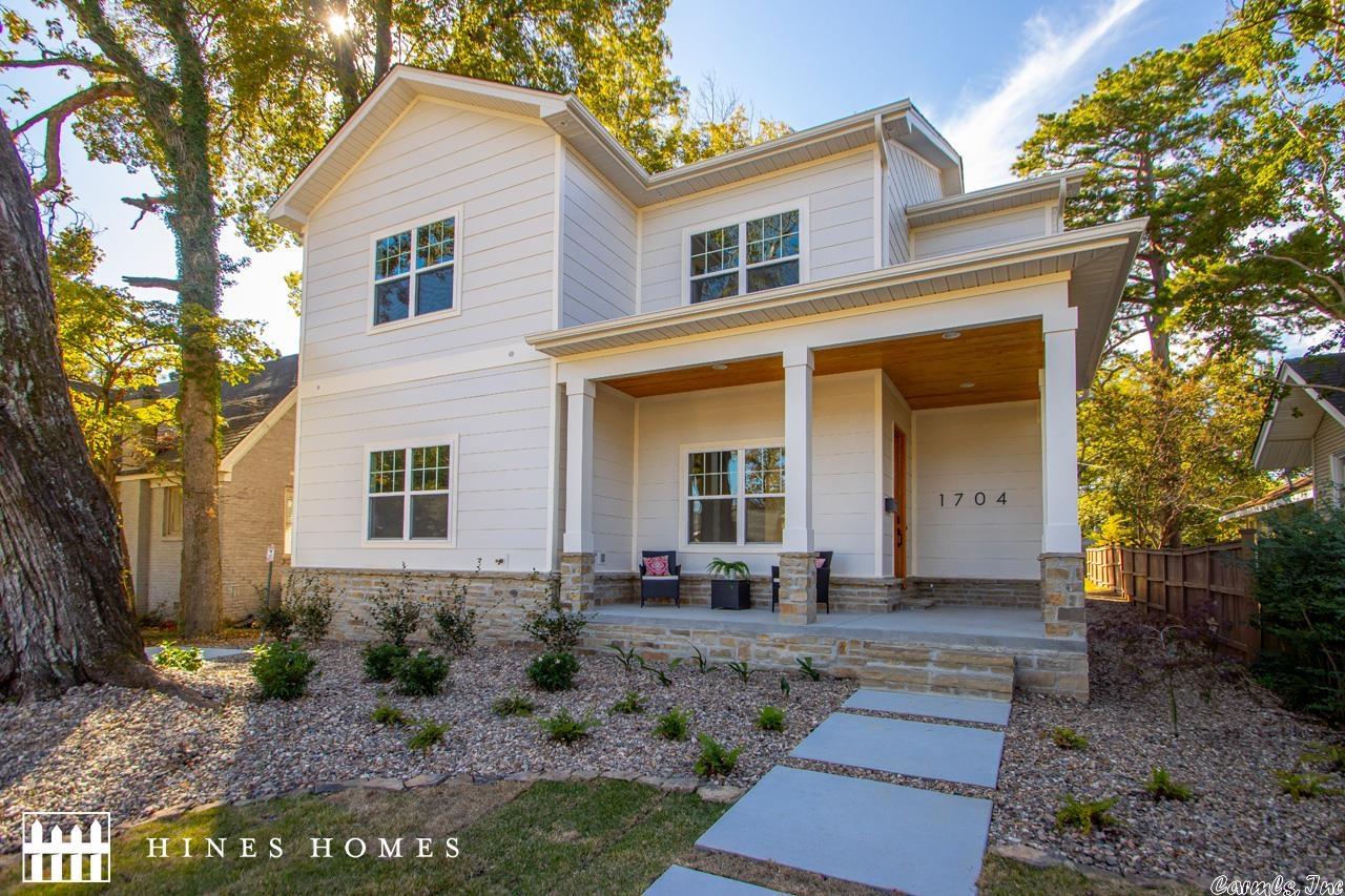 This a beautiful one of a kind custom designed home, newly constructed by Hines Homes. This home offers an open concept living space, large covered porch, attached two car garage. The kitchen offers a huge island, gas range, custom cabinets that climb all the way to the ten foot ceilings, a butlers pantry, as well as a large closed pantry with tons of shelf space. With two master suits, walk in closets, and generously over sized bedrooms, the home even lends space for a detached office. Must see to believe.