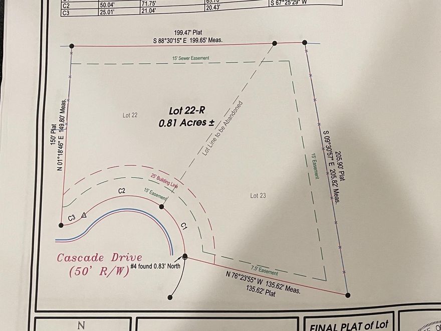 TWO lots combined! Almost an acre in Greystone! Call your builder and get started building your dream home!
