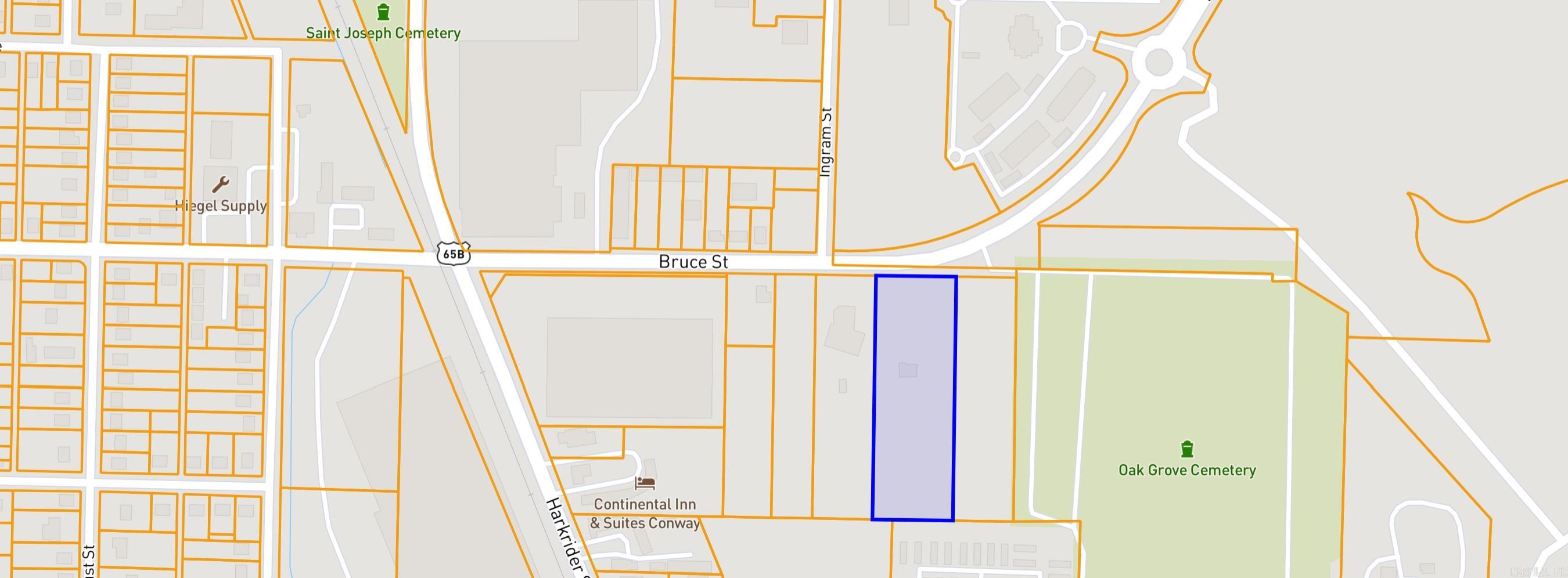 PROPERTY DESCRIPTION Rare 4.3+/- acre tract ready to be re-zoned for your commercial use. Potential to re-use the existing 2474+/- sq.ft. home as commercial. Next to U-Haul and surrounded by multi-family high class apartments. PROPERTY HIGHLIGHTS 4.3+/- acres of R-1 and C-3 Zoning 2474+/- sq.ft. home with 3 BR and 2.5 Baths--potential re-use as commercial Conway Corp provides water, electric, and sanitation at the site...Sewer is available 200' from site. C-3 Zoning will provide for a very wide variety of Commercial uses--See information under "documents" House can provide some revenue pending the ultimate development of the site