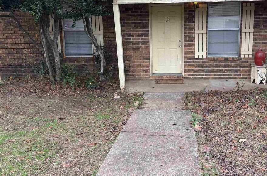 2 Bed, 1 bath located in a culdesac. Each unit has ceiling fans, refrigerator, ice maker, oven, range, microwave, dishwasher, disposal, washer & dryer connections.  One-year lease required.  Absolutely NO SMOKING on premises.  Utilities are responsibility of tenant.  $37.99 application fee for credit and background check.  Paid online at time of application. Link to be provided upon request.  Agent/Broker owned property, managed by the owner.