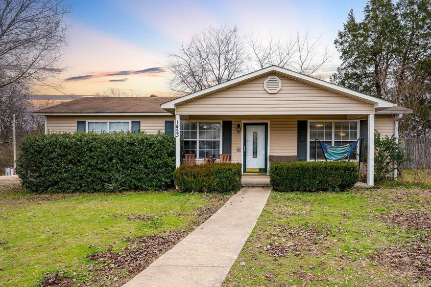 Check out this adorable home in Haskell! This charming house boasts 3 cozy bedrooms and 2 baths, perfect for comfortable living. Featuring a split floor plan for added privacy, you'll love the freshly painted kitchen cabinets that brighten the space. Enjoy spacious outdoor living with a spacious front porch, a large carport, and two outbuildings for extra storage. Nestled in a cul de sac, call to see it today! (See agent remarks)