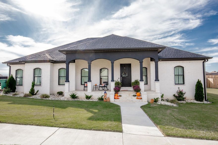 This one is perfect for you! With 4 generously sized bedrooms and 2.5 baths this newer home has ample space for everyone.  The high ceilings create an open and airy feel throughout.  This home boasts a separate dining area, perfect for hosting memorable gatherings and sharing meals with loved ones.  There is a walk-in pantry and a nice size laundry as well as a soaking tub in the master suite. Step outside to enjoy a large, fenced backyard, offering privacy and security for both children and pets to play freely.  There is an outdoor entertainment area with outdoor kitchen including a griddle and sink. This home also has a new roof!