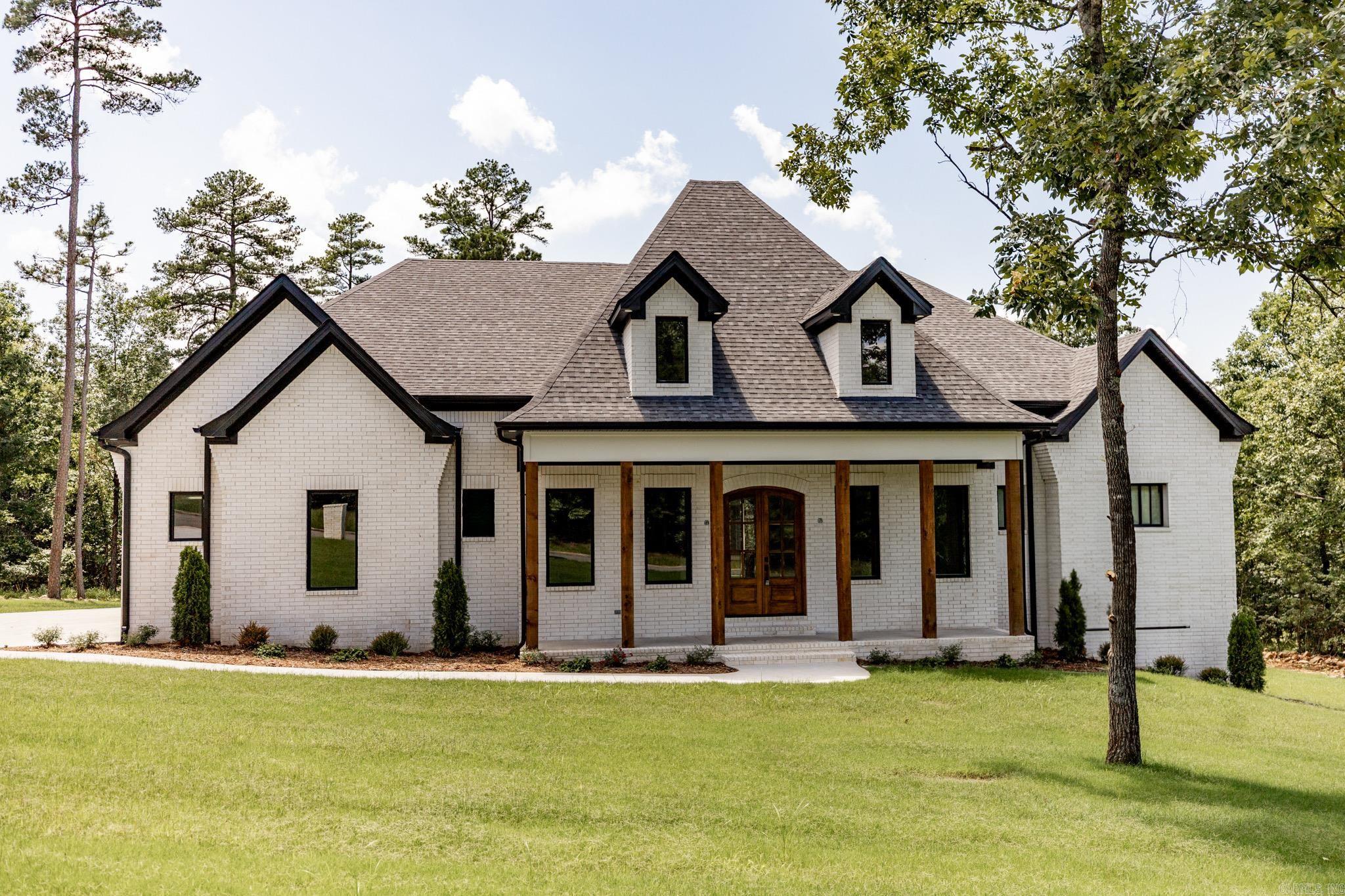 Once you pull through the incredible arched gatehouse of Waterview Estates you will find soon after all the neighborhood amenities such as the pickle ball courts, tennis court, two basketball courts, soccer/football area, community bonfire area, and miles of hand carved nature walking trials! The home backs up to a large green space area that offers a unique sense of privacy blocking any neighbors behind you. The lots also offers a sense of ample space with its 150' of road frontage. The home itself boast natural light with the tall ceilings and large windows. Every room designed to feel spacious, every bedroom to have its own walk in closet and private bathroom as well! All finishes that have not already been installed can be customized by the buyer unless already ordered! Large amount of unfinished space that can be finished out as well adding additional rooms to the home!
