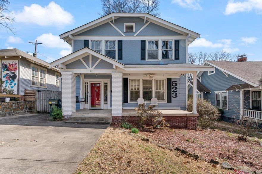 $5,000 customization allowance!** Spacious Hillcrest residence boasting numerous modern upgrades and recent remodel! Featuring lofty ceilings and preserved original hardwood floors, this home is conveniently located near Pulaski Heights Middle School. With 4 bedrooms plus a versatile bonus room that could easily function as a 5th bedroom, the first-floor master suite was previously a one-bedroom apartment, offering ample space and privacy. Off-street parking is also available . Recent outdoor renovations and interior updates showcasing elegant granite countertops. Enjoy the serene screened-in back porch on the second floor, overlooking the expansive flat backyard. For qualified buyers, there's the possibility of assuming the current mortgage with an interest rate below 4%.