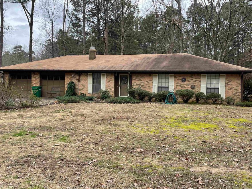 A great place to call home for a growing family.  The living/dining area has vaulted ceiling and a woodburning fireplace.  Great sunroom on the back will offer much enjoyment all year long.  Large, fenced backyard, and double gate on the side for access to the larger portion of the backyard with storage building. The roof was replaced 5 or less years ago and the HVAC is 3 to 4 years. This home is sitting on 3/4's of an acre, is close to schools, churches, shopping and I-530.