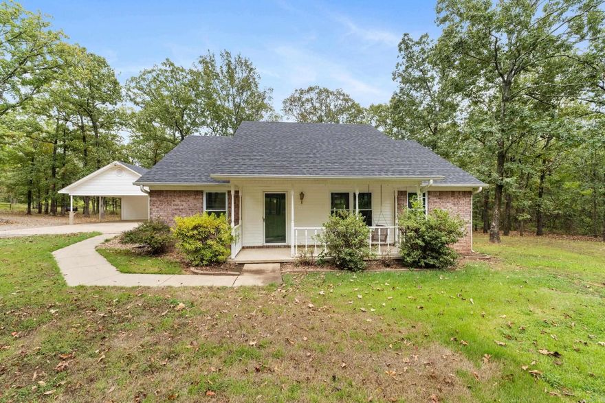 Have you ever dreamed of living on acreage while still being just minutes from the city? Here's your chance!!!!! This 3 bedroom, 2 bath home is located just 5.6 miles from the Toad Suck river bridge and 12 minutes from the Conway (Dave Ward Dr.) WalMart. The property has been meticulously cared for and is ready for new owners to make it their own. A few rooms have been freshly painted and the exterior has had a recent powerwash to make it nice and clean! The living room is cozy with the charming brick fireplace and vaulted ceilings. The kitchen has been updated over the years with white cabinetry and dark gray appliances. Another great feature is the oversized laundry/mud room. There is ample storage and places to put all of your things after spending time outside enjoying the 5 acres of land! The front yard features a convenient circle driveway! Don't miss the huge storage room attached to the double carport. This home will check all of your boxes. Call today to take a look!