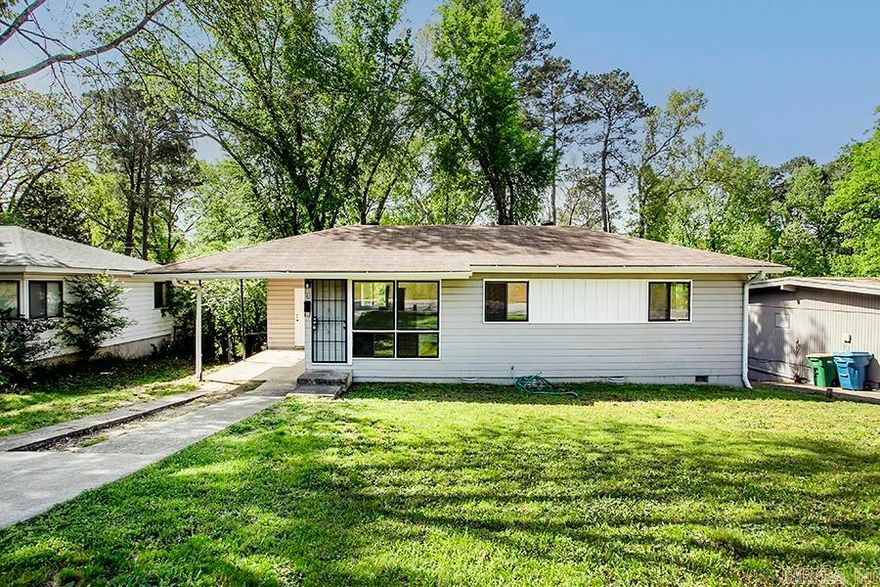 Great one level 3 bedroom, 1 bath home that would be good for a first-time home buyer or investment/rental property. This property features wood floors in living areas and bedrooms, fresh paint, gas stove, new light fixtures and a large backyard. Come See!!!