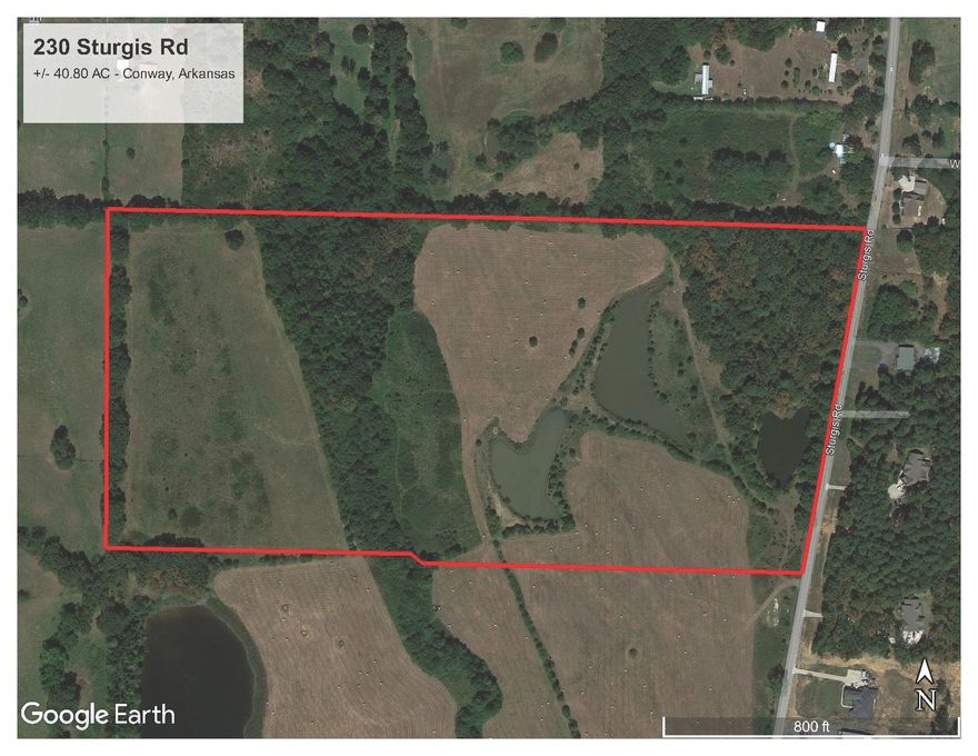 Prime Commercial Land For Sale!  Located between Meadows Technology Park and new Conway I-40 Exit 132, this property is ready for development into a wide range of commercial uses. Additional land available.