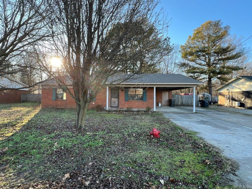 Welcome to this all-brick home in the peaceful Woodland Acres Subdivision of Walnut Ridge. This property offers 1,243 square feet of living space with three bedrooms and one and a half baths, making it a smart choice for first-time buyers, small families, or anyone looking to downsize. Inside, you'll find a functional layout with a comfortable living room that connects easily to the kitchen and dining area. The fully fenced backyard is perfect for kids, pets, or weekend gatherings, and a storage building provides extra room for tools or seasonal items. With durable brick construction and a quiet neighborhood setting, this home blends comfort, value, and long-term potential. Conveniently located near schools and local amenities with quick access to Hwy 412, this is a great opportunity to settle into a home that's both move-in ready and easy to maintain. Schedule your private showing today and see why Woodland Acres is a great place to call home.