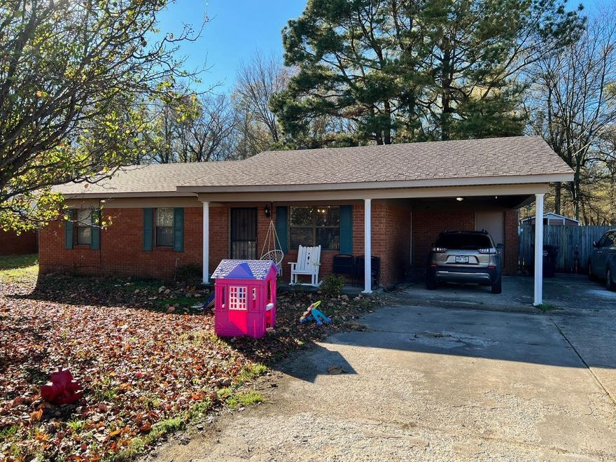 Welcome to this all-brick home in the peaceful Woodland Acres Subdivision of Walnut Ridge. This property offers 1,243 square feet of living space with three bedrooms and one and a half baths, making it a smart choice for first-time buyers, small families, or anyone looking to downsize. Inside, you'll find a functional layout with a comfortable living room that connects easily to the kitchen and dining area. The fully fenced backyard is perfect for kids, pets, or weekend gatherings, and a storage building provides extra room for tools or seasonal items. With durable brick construction and a quiet neighborhood setting, this home blends comfort, value, and long-term potential. Conveniently located near schools and local amenities with quick access to Hwy 412, this is a great opportunity to settle into a home that's both move-in ready and easy to maintain. Schedule your private showing today and see why Woodland Acres is a great place to call home.
