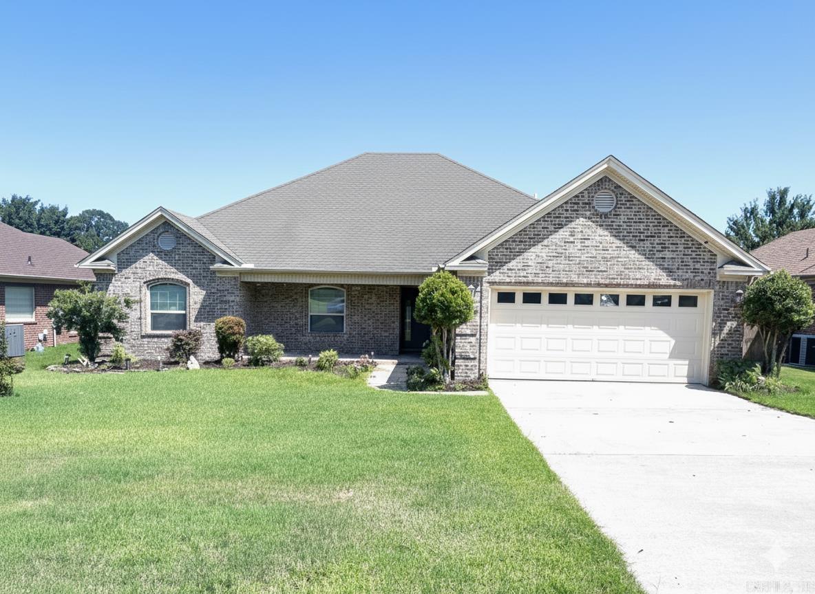 Welcoming 3-bedroom, 2-bathroom all brick house in the highly desired Base Meadows Subdivision. Beautiful landscaping and open porch greet you as you arrive. The house offers a split floorplan, oversized laundry room and tons of storage space! Vaulted ceiling and fireplace in the living room and plenty of cabinetry and a built-in desk in the kitchen! REFRIGERATOR INCLUDED! The separate dining area can also be used as an office. The master bedroom has a tray ceiling and extra nook for seating. The bathroom offers dual vanities, a soaker tub and two walk-in closets with built-in shelving. Not to be overlooked is the fully fenced in backyard with storage shed and large covered concrete patio with ceiling fan. This home is perfect for entertaining or relaxing. All within a couple of minutes from Little Rock Air Force Base and even less to the highway for quick commute to Little Rock, Conway or Searcy.