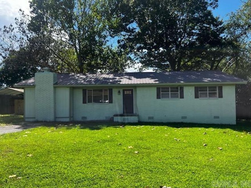 Awesome property on half an acre. Fully renovated, with new flooring, granite counter tops, new sliding door, paint inside and out, bathroom, light fixtures and more! Master bathroom has it's own bathroom with shower and lots of storage space! Perfect for someone looking for a spacious home with a massive outdoor shop with electric, 240V! Den sits off the other side of the kitchen with fireplace, large window and laundry room with entrance. Don't miss out on this large land, home and workshop!