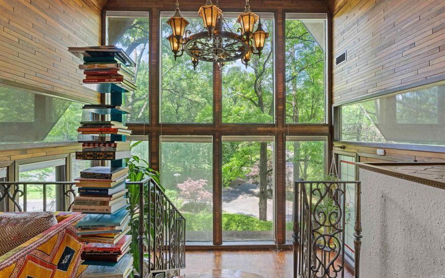 Want to be on an almost 2 acre Eastgate estate in this beautiful Hot Springs neighborhood of Lakeside School District? This spacious home is secluded on a hilltop overlooking a large wooded lot with flowing creek and level, potential spot for a future pool and/or pickle ball court! TWO main suites plus 3 additional bedrooms! The vaulted grand entry with huge front windows and a curved, wooden stairway leads to multiple mulit-use spaces! Need an office, game room, workout room? 2 washers/dryers and significant storage throughout the house! Spacious kitchen and dining rooms lead to wrought iron fenced roof-top deck with decked cowboy pool! Features a 2-car garage and a separate one-car garage with Tesla charging station! Enjoy a fabulous nature walk right from your own back door! Minutes to major commerce such as restaurants, shopping, medical, etc. but yet the feel of being nestled in the woods! Brand New Energy efficient windows and new wood siding on the front entrance! In person tours available for pre-qualified interested buyers.