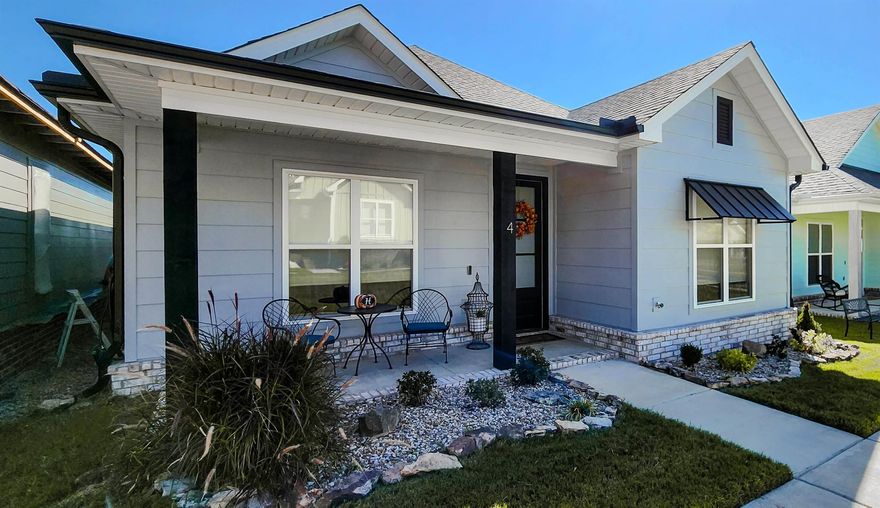 Awesome Garden Home in Midtown Bryant. Explore this remarkable Craftsman style home located in one of Bryant's newest developments! This custom-designed residence boasts a variety of distinctive features, including crown molding throughout and custom window trim. The kitchen and bathroom vanities feature elegant quartz countertops, while the master bath includes a spacious walk-in shower and an illuminated defrosting mirror. For added convenience, both the master bedroom and living room windows are equipped with remote-controlled shades. Luxury vinyl plank flooring graces the majority of the living spaces, with ceramic tile flooring adorning the bathrooms. The utility room is exceptionally spacious, offering ample room for a freezer. The kitchen is well-appointed with under-cabinet lighting, a generous pantry, and a stylish bar area. You'll also appreciate the ease of a gas log fireplace that ignites at the flip of a switch. Furthermore, every room is wired with Cat-5 for seamless internet connectivity. As an added bonus, the subdivision provides access to a swimming pool and a picnic area exclusively for residents. This home won't last long!