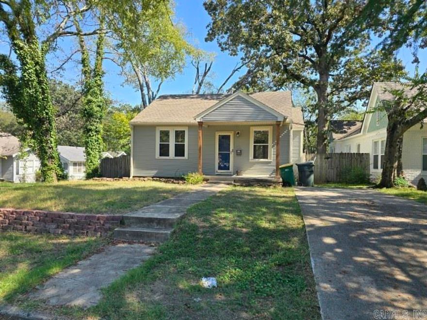 Welcome to 501 South Booker Street, a charming 2-bedroom, 1-bathroom home located in the vibrant city of Little Rock, AR. This delightful property boasts a covered front porch, perfect for enjoying a morning coffee or an evening read. The home's exterior is complemented by a fenced-in area, providing an added layer of privacy and security. The interior is equally impressive, exuding a super cute aesthetic that is sure to make you feel right at home. With its combination of comfort, style, and convenience, 501 South Booker Street is a place you'll be proud to call home.