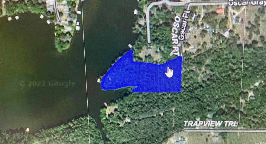 5.84 waterfront acreage on Lake Hamilton