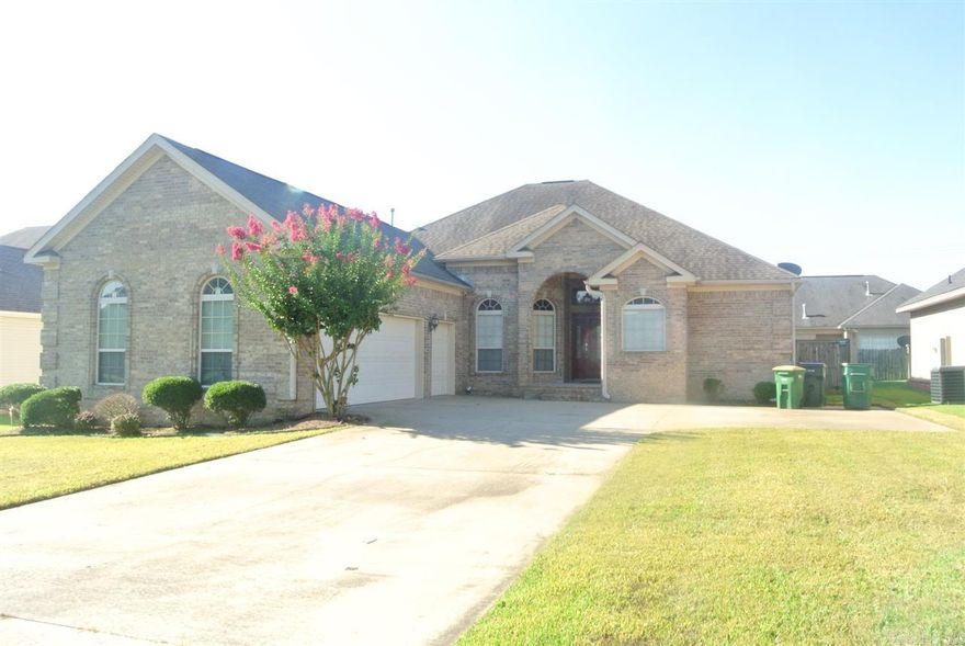 AVAILABLE TODAY! Beautiful Otter Creek home has custom features of this home will make you want to move in today! Open living area with wood,ceramic and carpet flooring,fireplace,ceiling fans,Kitchen comes with Stainless steel stove and dishwasher(Tenant must provide refrigerator) you have plenty of cabinet space .Outside you have 2 car garage , Privacy fence. Tenant is responsible for water, electric , gas and responsible for lawn care. This is a non- smoking property . Schedule your tour today !