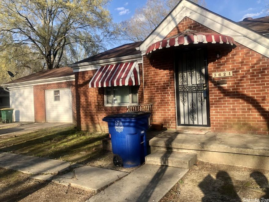 Wonderful investment opportunity! 3 Bed/ 2 Bath all brick home w/ large, fully fenced backyard and close to everything. New Roof 2020, New heating unit 2019, kitchen updated w/ quart countertops. Bonus room could be dining room, office, or 2nd living room. Home is being sold as-is. Agents see remarks
