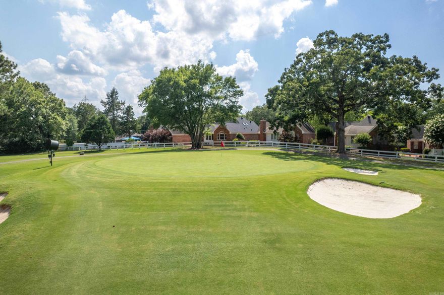 THE BEST OF GOLF COURSE LIVING! Enjoy INCREDIBLE golf course views in both directions in this TOTALLY UPDATED 2,761 sq ft, 3 bedroom, 3 bath home right on the Hot Springs Country Club golf course. Overlooks the green on hole #4 and the tee box and fairway of hole #5 of the Park Course. New paint throughout, new kitchen, new master bathroom and guest bathroom, new appliances, new lighting, new landscaping and new exterior doors, completed in 2023. Large, open-concept kitchen, dining, living areas. Master suite with amazing golf course views and 1 guest bedroom with bathroom on main level. Upstairs features 1 bedroom, bathroom, living room/game room & media room/office. 2 car garage.