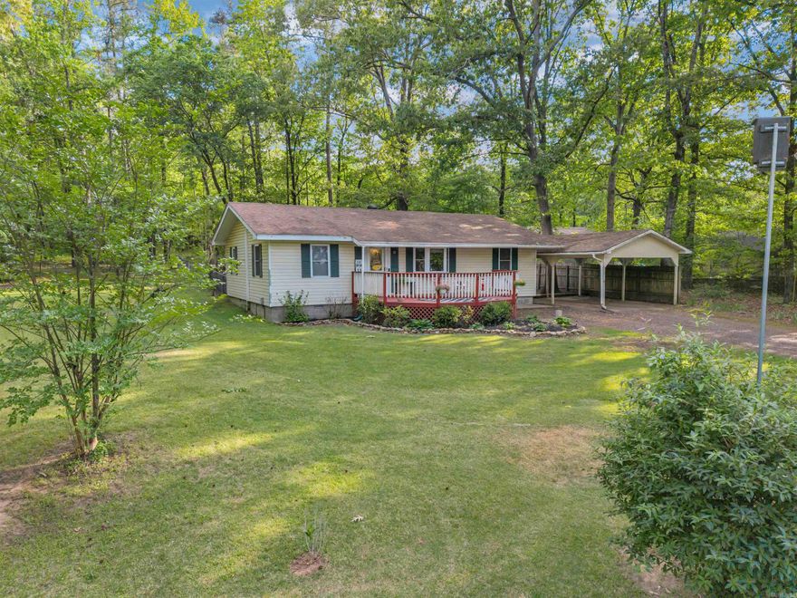 Welcome to this well maintained 3-bedroom 2 bath home situated on two spacious lots just minutes from Harris Brake Lake. This inviting property offers the perfect blend of comfort, functionality, and outdoor living.  Step onto the large front porch-ideal for relaxing mornings or quiet evenings-and into a home that's been thoughtfully cared for and is truly move-in ready. Inside, you will find a comfortable layout with ample living space. Outside, the fenced in backyard provides privacy and plenty of room for pets, play, or gardening. An outdoor storage building with electricity adds extra versatility-perfect for a workshop, hobby space, or additional storage. Must give 24 hour notice to show. See Agents Remarks!!