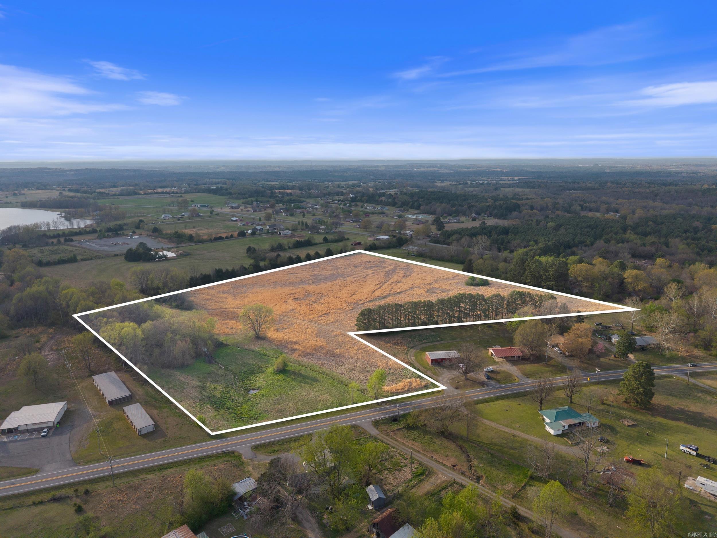 BEAUTIFUL ACREAGE LOCATED IN GUY, ARKANSAS WITH SO MANY POSSIBILITES. This property has two entrances- one on highway 25 and one also on pinnacle springs rd ( 50' deeded easement). Call me today for more information. This is also zoned commercial. MINERAL RIGHTS DO NOT CONVEY.