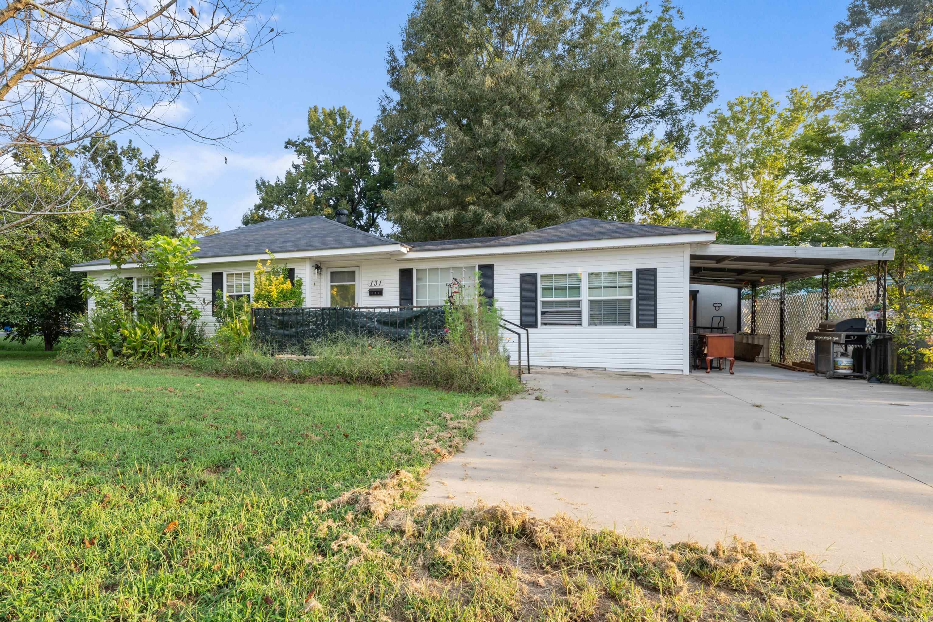 This home has 3 bedrooms, 2 full baths, carport and a 10x10 storage building. It's on a corner lot, right across from the park. Agents see remarks.