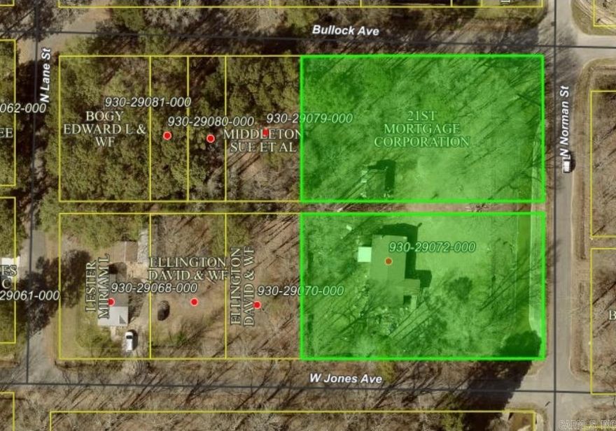 Beautiful Corner Lots for sale in Dollarway. Seller priced property with the Lots and Utilities in mind.  Because Home is Vacant Abandoned & Foreclosed, it won't qualify for standard residential mortgage loan.  Please call agent for more information!  Agent, See Remarks.