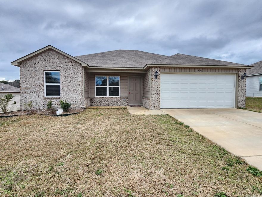 New construction home.  3 Bed, 2 bath.  Refrigerator, washer, and dryer provided.