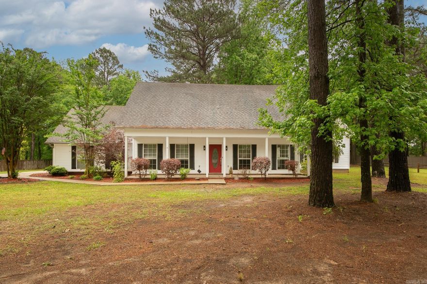 Spacious 4-bedroom, 2.5-bath home situated on approximately 1.47 acres in the south side of Cabot, offering a great blend of indoor comfort and outdoor space. Located on a quiet street, the property provides a sense of seclusion while still being conveniently positioned to nearby amenities. Recent updates include fresh interior paint and updated light fixtures, giving the home a refreshed feel. The functional layout features multiple living areas, including a den that provides additional space for relaxing or gathering. A bonus room offers flexibility and may serve as a fourth bedroom, home office, or hobby space to fit a variety of needs. Enjoy the welcoming front porch—perfect for unwinding—and the convenience of a side-entry garage. With ample room both inside and out, this property offers space for outdoor activities, hobbies, or future improvements. HOME WILL RECEIVE A NEW ROOF PRIOR TO CLOSING! Agents see remarks