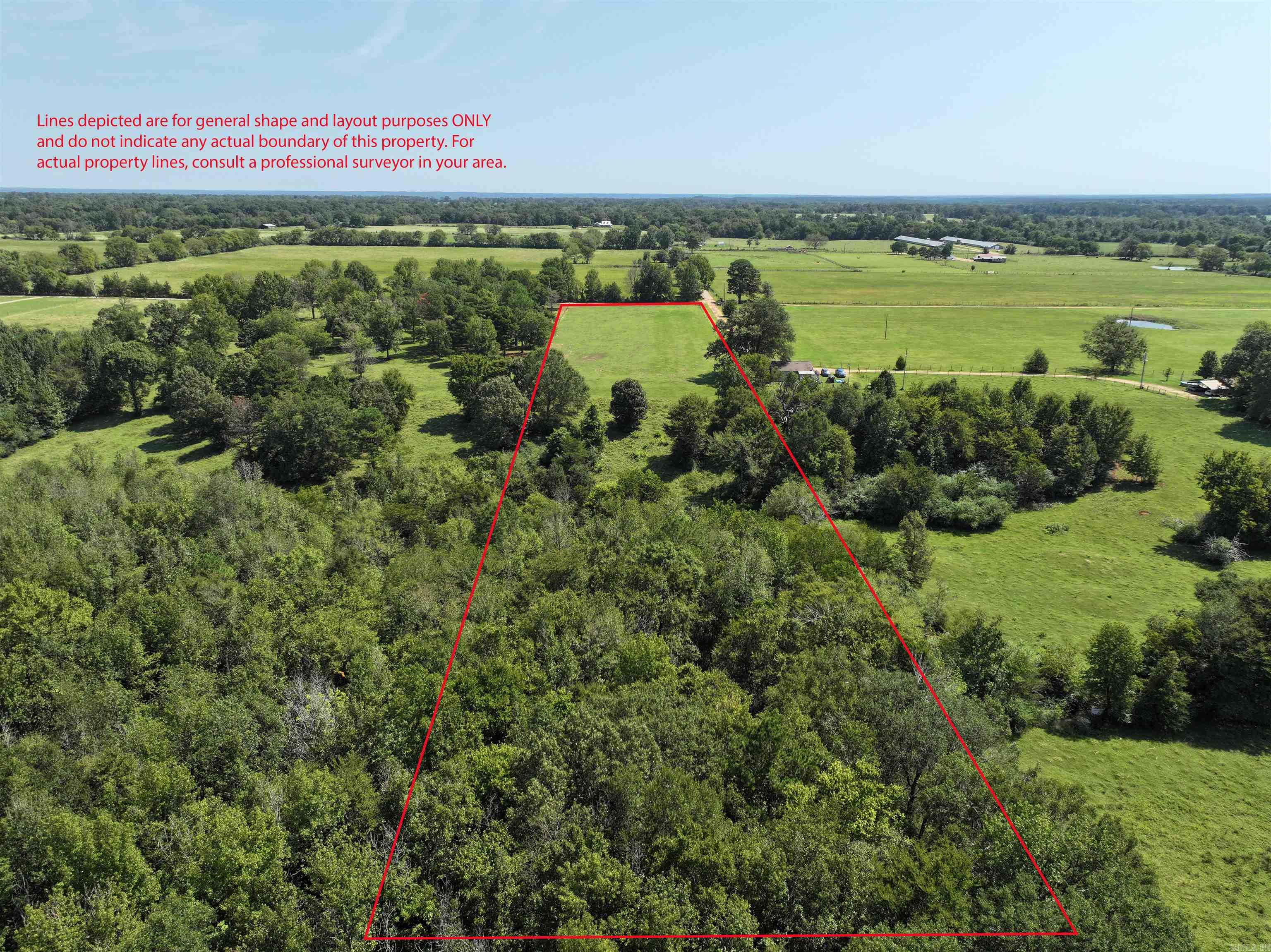 - 6.2 +/- acres - Numerous build sites - 4 +/- acres of pasture - Utilities on or near the property - 2 +/- acres of timber - Partially fenced - County road frontage - No restrictions - Outside city limits - 7 miles to Nashville - 25 miles to Millwood Lake
