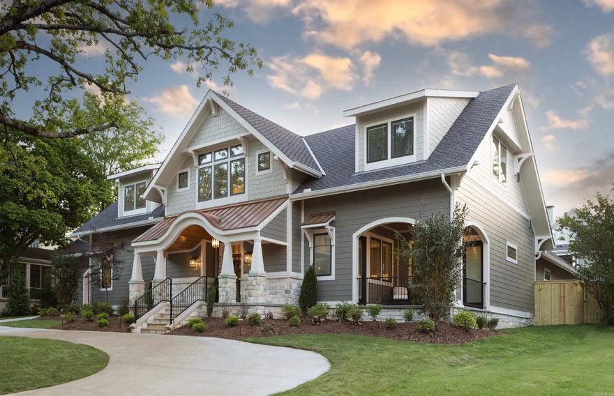 Exquisite and timeless, this custom-built home is a testament to architectural excellence creating a fusion of beauty & efficiency. This Height’s home is positioned on a double lot. The heart of the home, the great room, captivates w/ its soaring two-story vaulted ceiling with majestic wooden beams and doors that beckon natural light. The gourmet kitchen is equipped with a Thermador induction cooktop, double ovens & a Miele coffee maker. Adjacent amenities include a full bath, pantry and a tornado shelter/wine cellar. The primary suite offers views of the pool, a spa-like bathroom & incredible closet. A guest suite is also positioned on the main level. Upstairs reveals two more bedroom suites and a den. Step outside to experience the stunning backyard, where limestone patios beckon outdoor entertainment, with a covered veranda w/ motorized screens, grill, and heaters. Delight in the gunite pool w/ waterfall & heater. Porte cochere leading to an oversized garage w/ climate control. Embracing eco-conscious living, this home boasts a solar-powered system designed to power the home and pool, along with cutting-edge HVAC, air filtration system & high-performance insulation.