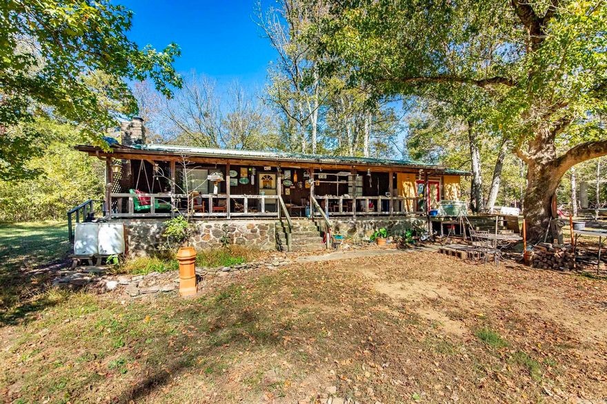 Middle Fork Little Red River fishing cabin on 2.67 acres. 1,320 sq.ft. cabin built in 1998 w/ beautiful wood ceilings and beams, 1 bed and 1 full bath, an addition that has not been finished that is approximately 360 sq.ft., and 247 feet of river frontage where you can fish, swim, and kayak. Bring your family here and come enjoy this beautiful part of Stone County. Furnishings convey and being sold As-Is.