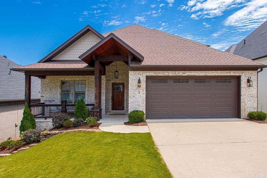 Welcome to this stunning 5 bedroom, 3 bathroom home in the sought-after Village at Ison Creek. Built by Turner and Sons Construction, this custom 2,957 sqft residence offers thoughtful design, quality craftsmanship, and modern updates. The spacious layout balances open living areas with private retreats, perfect for both everyday living and entertaining.  Step outside to enjoy a private back deck with peaceful views, plus an in-ground basketball goal and extra parking pad for family and guests. Practical features include a full sprinkler system, abundant storage, and an 8-foot crawl space on slab. Since 2020, the home has been expanded to add square footage and bedrooms, enhancing both comfort and value.  The neighborhood emphasizes green space with a 20-foot buffer between streets and a scenic pedestrian bridge over Ison Creek. Just three miles from Two Rivers Park, residents enjoy quick access to outdoor recreation as well as the Cantrell/Highway 10 corridor for shopping and dining. Zoned for Don Roberts Elementary and Pinnacle View Middle School, this home combines location, lifestyle, and luxury. Remove the door on the 5th bedroom to turn back into a 2nd living/family den area!