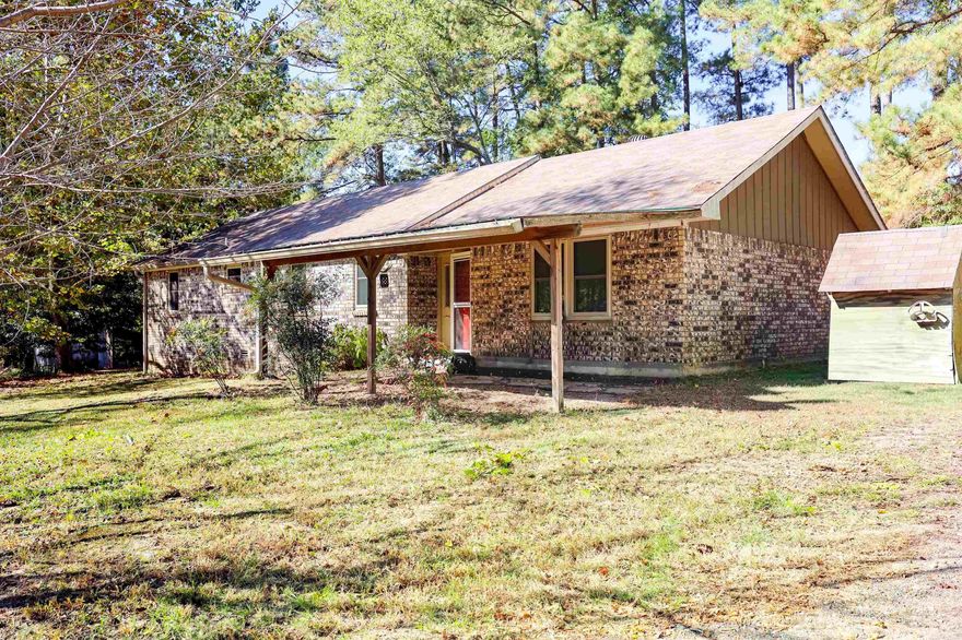 Charming 3-bedroom, 1-bath brick home located just outside the city limits. This property features a convenient outdoor storage area and comfortable living with four mini-split heating and cooling units, including two exterior units. Perfect for those looking for easy upkeep and functional living space. This property features new windows, lots of updates, and is only 2 miles from Lake Greeson access!