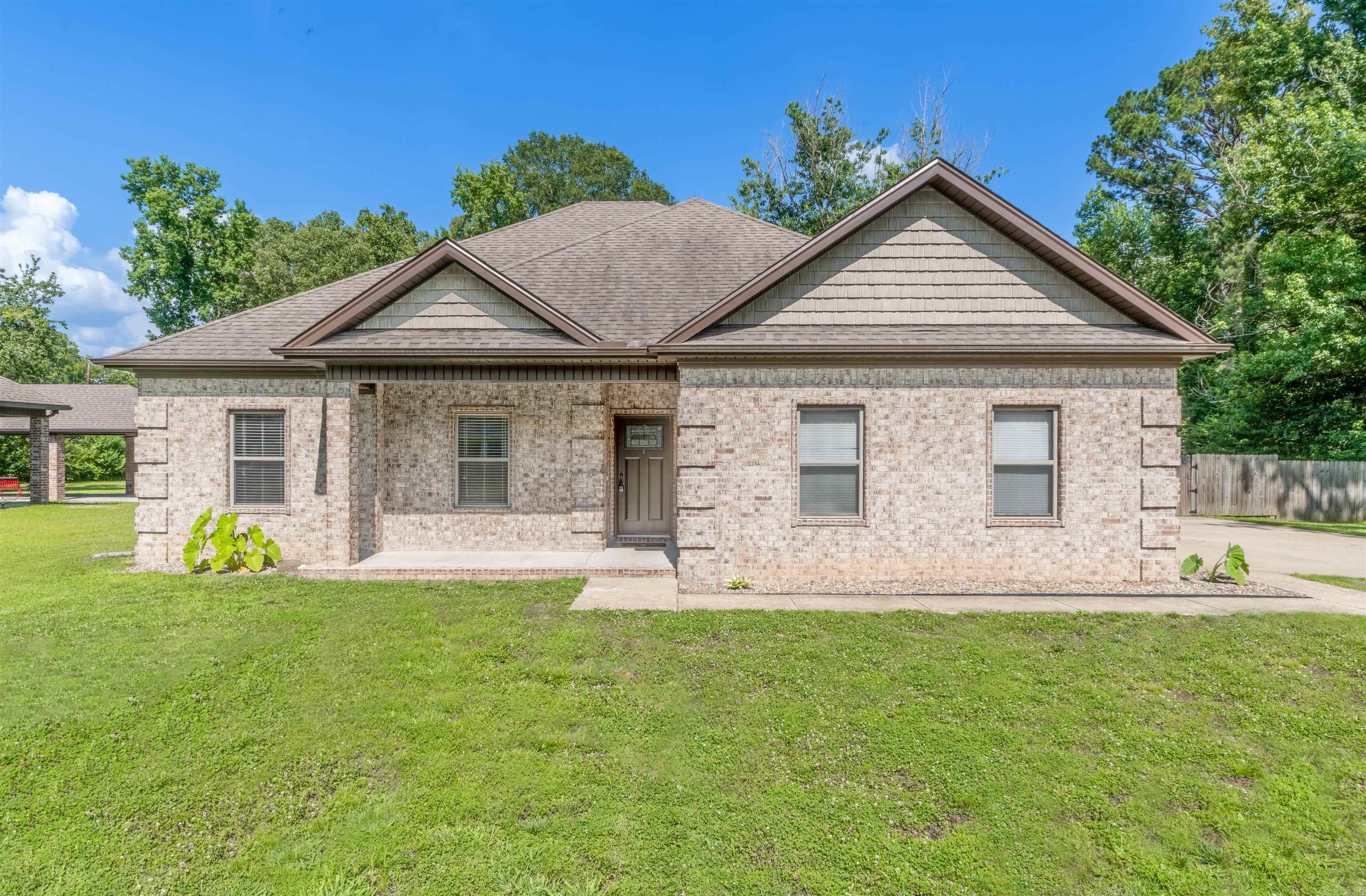 This beautiful 4 bed / 2 bath home sits on half an acre outside city limits and is RD Eligible!! ZERO DOWN! There is plenty of indoor space with the master suite seperate from the 3 other bedrooms. A beautiful tall island seperates the kitchen from the living room giving you an open concept but still providing seperate space for dining. Outdoors you have a larged fenced backyard for family and friends for entertainment and the above ground pool conveys. This is the perfect home for you and your family that provides you a rural fill and minutes to town for entertainment, shopping, LRAFB, & Camp Robinson