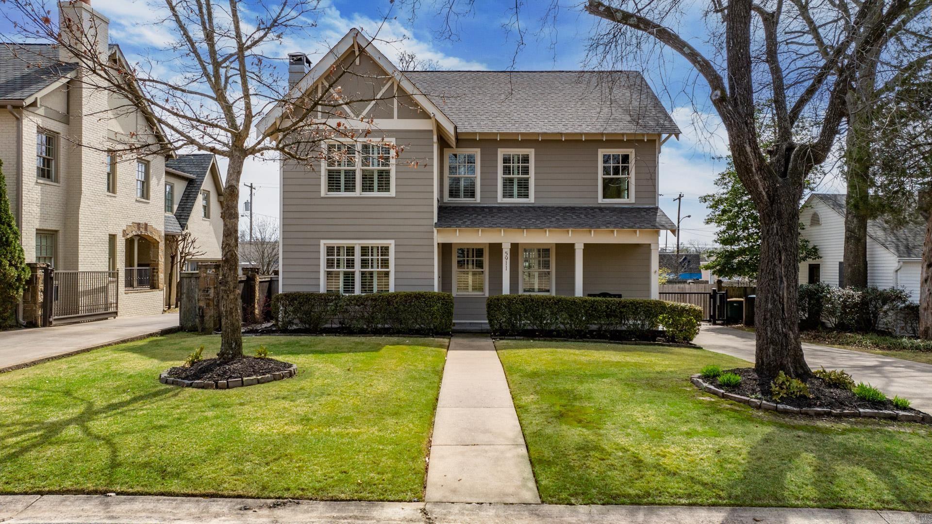 Wonderful Heights home, all brand new in 2007 when the builder did a complete remodel and added a second floor! Current sellers have done some wonderful upgrades as well: New landscaping, new roof Feb 2024, new HVAC downstairs 2022. This move in ready home has a gorgeous kitchen with a double island providing tons of storage. Gas stove, stainless appliances and a walk in pantry. The downstairs has an airy, light filled, open feel providing perfect entertaining and family space. Plantation shutters line the windows. A large laundry room and beautiful half bath are also downstairs. There are four bedrooms upstairs with three full baths. The primary bedroom is very spacious with enough room to add a second walk in closet if desired. Large primary bath with double vanities, toilet/shower room, footed tub and a nice walk in closet. The three other bedrooms are nice sized with good closets, all having access to the two hall baths. The house is situated on a wider Heights lot. It has a mechanical gate to the backyard and two car garage and beautifully landscaped flat backyard. There is a darling covered patio right off the kitchen. The garage stores a safe room. A great house!!