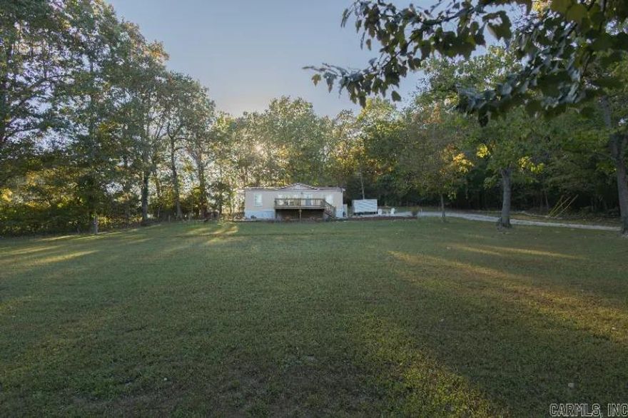 Looking for privacy? This three bedroom, two bath home is located at the very end of the road. Sitting high and mighty with plenty of charm! Situated on 1 acre m/l and featuring a large front deck, metal roof, privacy fenced front yard, storage shed and fenced area. Inside you will find a clean a neat split bedroom floor plan, plenty of natural light in the living room, wood burning fireplace and tasteful upgrades. You don’t find a place like this every day, call to schedule a look.