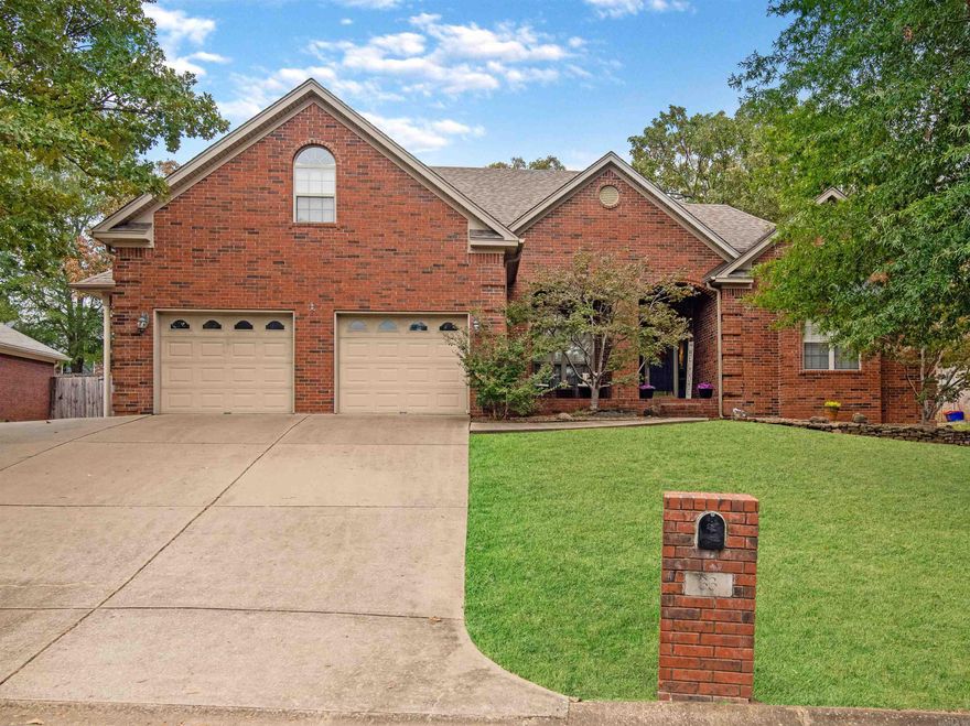 This home has everything you've ever wanted, including a spacious layout, updated finishes, and a beautiful backyard with an inground pool and hot tub. Lives much like a ONE LEVEL. As you enter the home, you're greeted by soaring ceilings, a formal dining room and living room with fireplace. The kitchen is fully equipped with stainless steel appliances and a breakfast nook. The Primary suite is located on the main floor and features a private bathroom with a dual vanity, walk-in shower, soaking tub and access to a private patio that is just steps to hot tub and inground pool. Also on that side of the home you will find a half bathroom, laundry, 2.5 car garage and bonus room (only room upstairs) all split and apart from the other 3 bedrooms and second full bathroom.   Recently painted interior & new LVP flooring. Kitchen has nice big pantry, SS appliances & undercabinet lighting. Don't miss the workshop, tons of storage, and big walk-in closets. Several architectural touches throughout including decorative fretwork wall panels, tray and vaulted ceilings, window seat and built-in desk.   The backyard is an entertainer's dream, w/large in-ground pool and plenty of patio space.