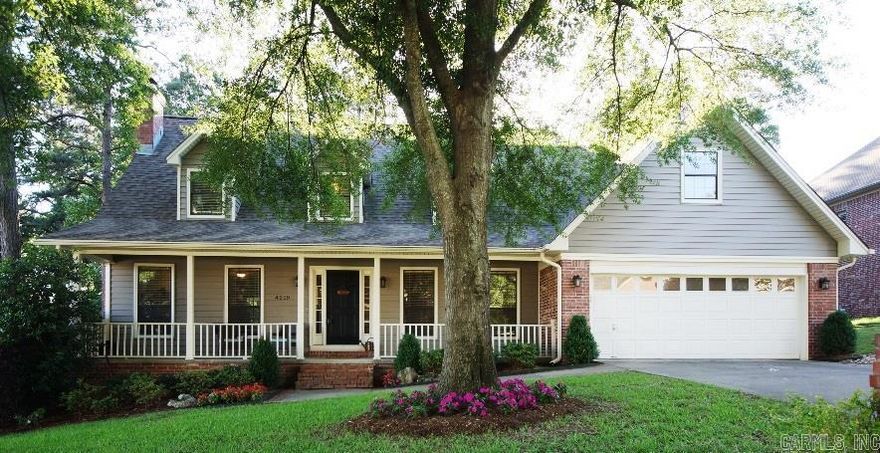 Beautiful home in Longlea Manor!  So pretty both inside & out!  Wonderful floor plan for family living or entertaining.  Large formal LR & DR.  Spacious kitchen with stainless appliances opens to breakfast area with bay windows.  Nice master suite on main level.  Hardwood floors.  Wonderful outdoor entertaining spaces and gorgeous landscaped back yard with flower beds.  New roof 2008, Leaf Guard gutters, sprinkler system, security alarm.  Exterior:  DuraPlank 7" siding, netural decor, Extra Special Home!!